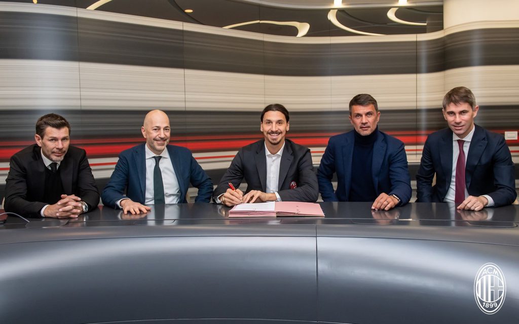 เอซี มิลาน เซ็นอิบราฮิโมวิชเรียบร้อย