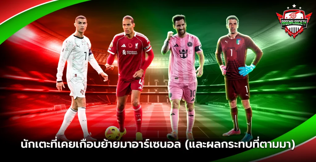 นักเตะที่เคยเกือบย้ายมาอาร์เซนอล