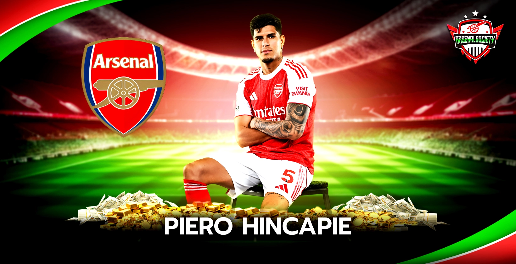 นักบอล Piero Hincapie