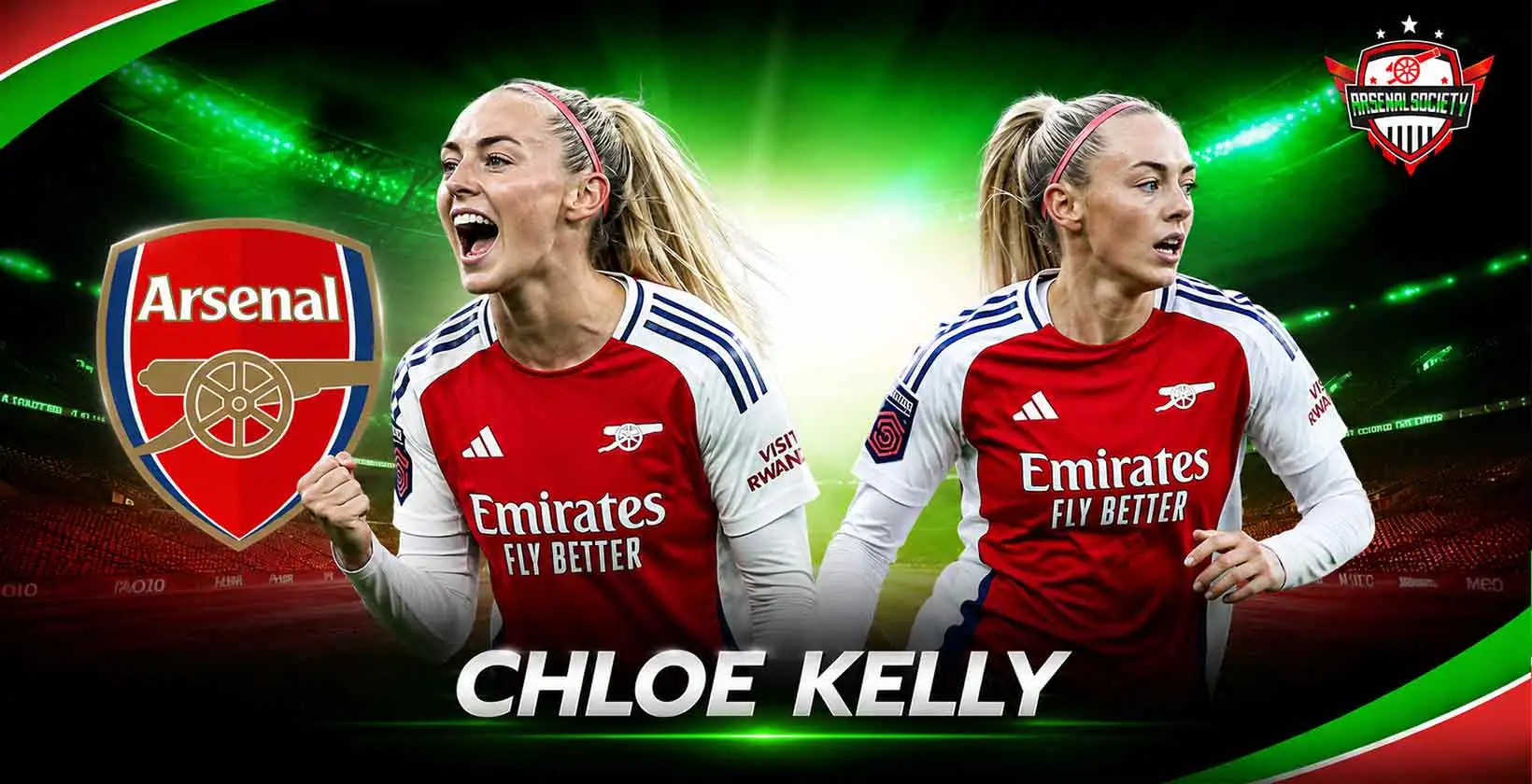 Chloe Kelly ปีกทีมชาติอังกฤษของอาร์เซนอลหญิง